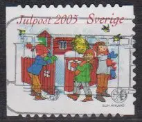 Schweden Mi.Nr. 2502 Weihnachten: Weihnachten in Bullerbü, Kinder am Gartenzaun