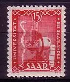 D, Saar, Mi.Nr. 264 Univers. d. Saarlandes (15 Fr)