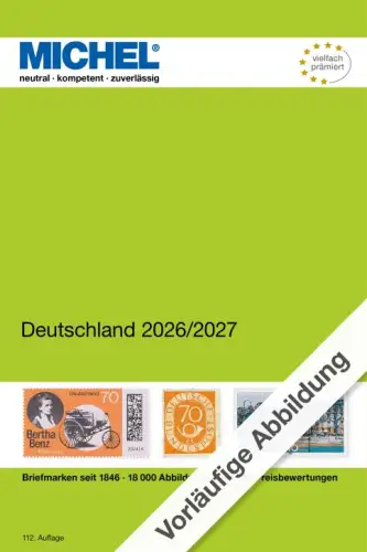 Michel Deutschland Katalog 2026/2027, 113.Auflage (Vorbestellung Lief.ab 3.7.26)