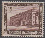 D,Dt.Reich Mi.Nr. 640 Winterhilfswerk, Führerhaus München (15+10)