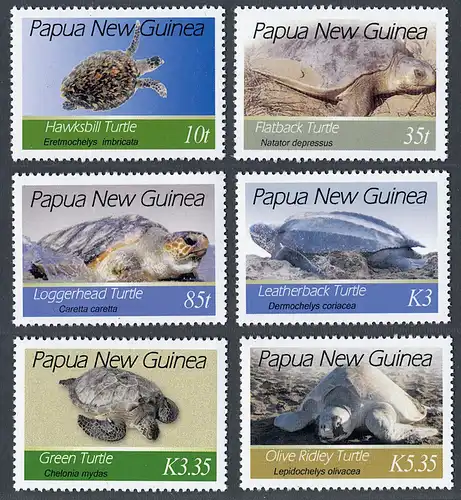 Papua-Neuguinea 2007 Nr 1223-1228 Postfrisch / ** 10015B