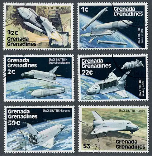 Grenada/Grenadinen 1978 Nr 253-258 Gefälligkeitsstempel 10038A