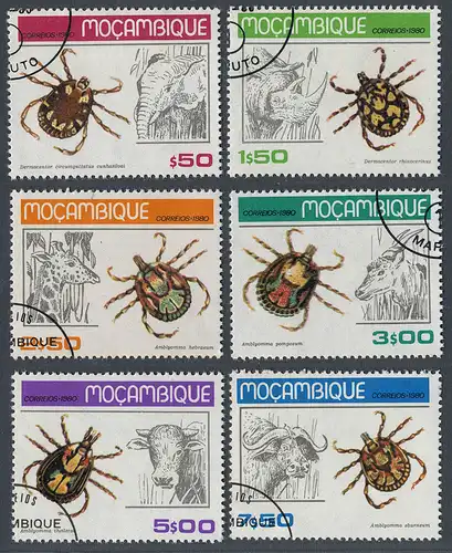 Mocambique 1980 Nr 737-742 Gefälligkeitsstempel 10064A