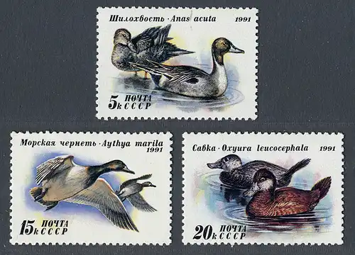 Sowjetunion 1991 Nr 6210-6212 Postfrisch / ** 10052B
