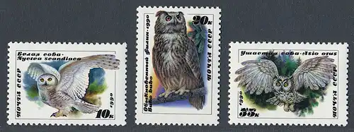Sowjetunion 1990 Nr 6063-6065 Postfrisch / ** 10049A
