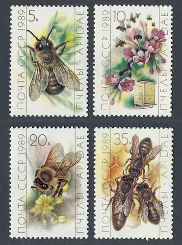 Sowjetunion 1989 Nr 5950-5953 Postfrisch / ** 10032B