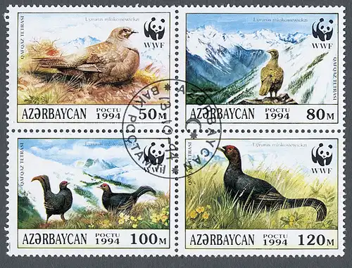 Aserbaidschan 1994 Nr 161-164 Gefälligkeitsstempel 10027A