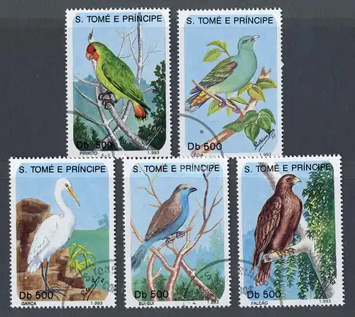 Sao Tomé und Principe 1993 Nr 1405-1409 Gefälligkeitsstempel 10075A