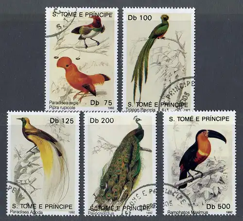 Sao Tomé und Principe 1992 Nr 1353-1357 Gefälligkeitsstempel 10074A