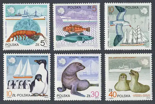 Polen 1987 Nr 3076-3081 Postfrisch / ** 10076A