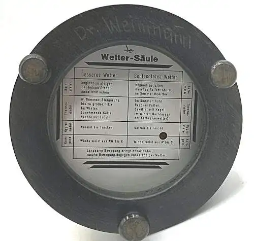 Lufft Barometer / Wetterstation - Messing - circa 1935