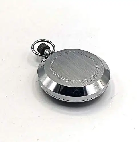 Hanhart 1/5 Stoppuhr wie Neu Kronenstopper Metallgehäuse