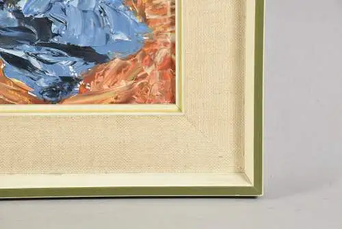 Ölgemälde, Stillleben mit Fliederstrauß, Gerd VITZTHUM (1928-2007) 1964