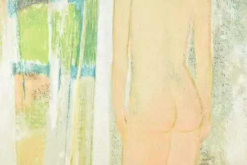 Guy Bardone, gerahmte limitierte & sign Litografie, Frauen Akt