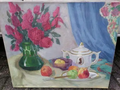 Carl Blum Jugenstil Still Tisch Leben