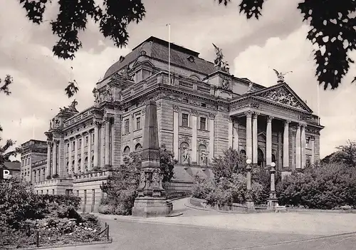 31 - Deutschland - Wiesbaden , Kurstadt , Theater - gelaufen 1963