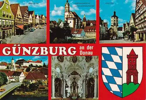 39 - Deutschland - Günzburg an der Donau , 8870 , Liebfrauenkirche - gelaufen 1977