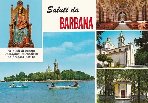 48 - Italien - Grado , Santuario di Barbana , Kirche - nicht gelaufen