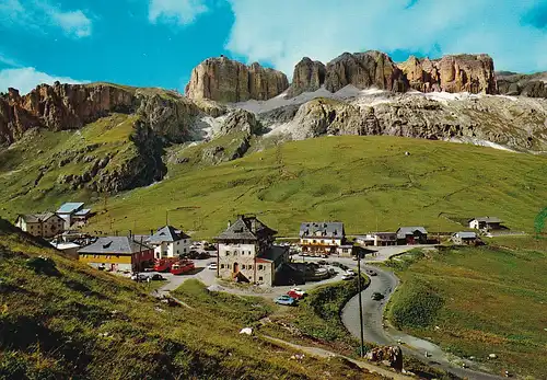 67 - Italien - Südtirol , Dolomiten , Passo Pordoi , Pordoi Pass - nicht gelaufen