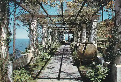 68 - Italien - Capri , Anacapri , San Michele , La Pergola , Die Laube - nicht gelaufen