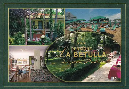 75 - Italien - Lignano Pineta , Pensione La Betulla - nicht gelaufen