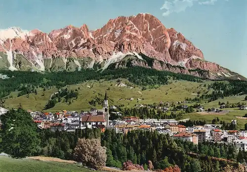 78 - Italien - Cortina , Dolomiti , Dolomiten , Monte Cristallo - nicht gelaufen