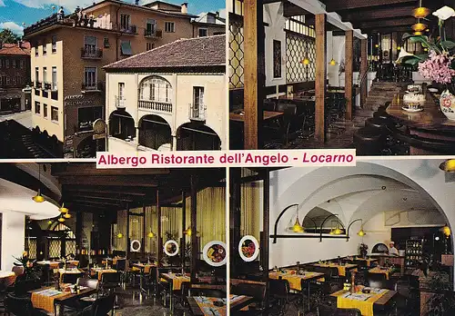 84 - Schweiz - Locarno , Hotel dell'Angelo , Albergo - nicht gelaufen
