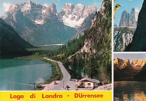 88 - Italien - Pustertal , Lago di Landro , Dürrensee , Toblach , Monte Cristallo - nicht gelaufen