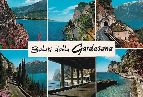 98 - Italien - Lago di Garda , Gardasee , westliche Gardesana Occidentale - nicht gelaufen