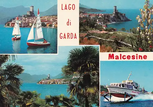 110 - Italien - Malcesine , Lago di Garda , Gardasee - nicht gelaufen