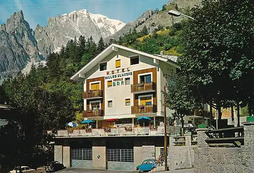 127 - Italien - Courmayeur , Piazzale Funivia la Palud , Hotel Meuble Vallee Blanche - nicht gelaufen