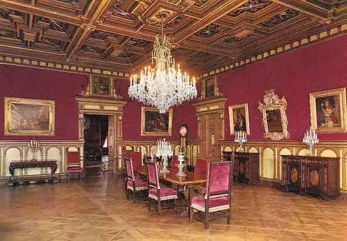 129 - Italien - Trieste , Triest , Castello di Miramare , Saal XXI Möwensaal - nicht gelaufen