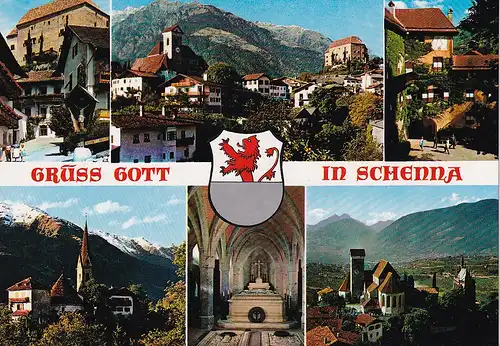 131 - Italien - Merano , Meran , Scena , Schenna - nicht gelaufen