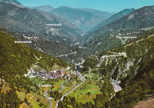136 - Schweiz - Centovalli , Camedo , Borgnone , Verdasio , Palagnedra - nicht gelaufen