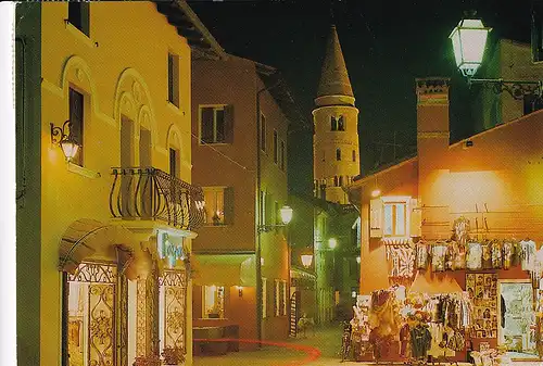 143 - Italien - Caorle , Centro storico , der historische Kern - gelaufen 1994