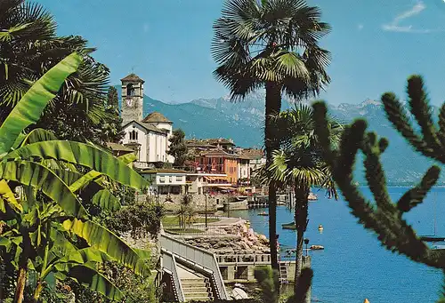 168 - Schweiz - Brisaggo , Lago Maggiore  - gelaufen 1982