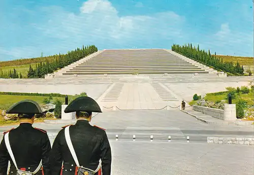 173 - Italien - Redipuglia , Gefallenengedenkstätte , Il Sacrario Militare , Soldaten - gelaufen 1966