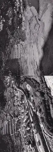 181 - Italien - Longarone , vor und nach dem Unglück vom 9.10.1963 - nicht gelaufen 1963