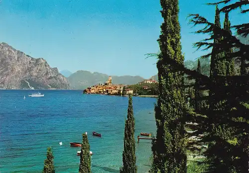 193 - Italien - Malcesine , Lago di Garda , Gardasee - gelaufen 1960