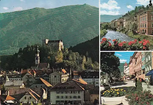 227 - Italien - Brunico , Bruneck , Pustertal , Mehrbildkarte - gelaufen