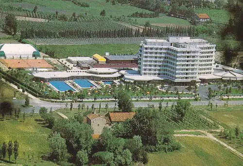 232 - Italien - Montegrotto Terme , Hotel Apollo Terme - gelaufen 1989