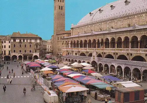 233 - Italien - Padova , Padua , Palazzo della Ragione , Salon , Obstplatz , Markt  - gelaufen 1988