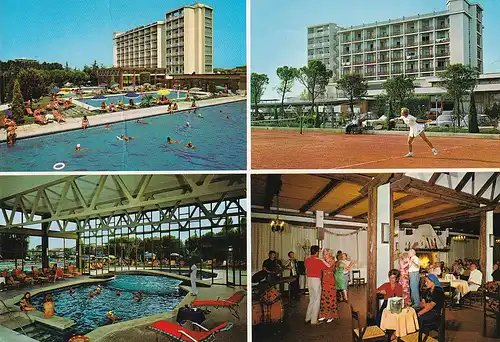 234 - Italien - Montegrotto Terme , Hotel Antoniano Terme , Mehrbildkarte - gelaufen 1983