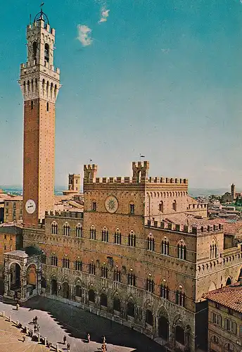 251 - Italien - Siena , Palazzo Comunale , Rathaus - gelaufen 1984