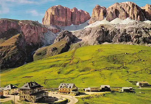 263 - Italien - Südtirol , Dolomiten , Passo Pordoi , Sellagruppe - gelaufen