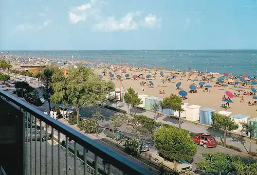 302 - Italien - Lignano Sabbiadoro , Hotel Bristol , Vista sul Mare , Meerblick , Strand - gelaufen