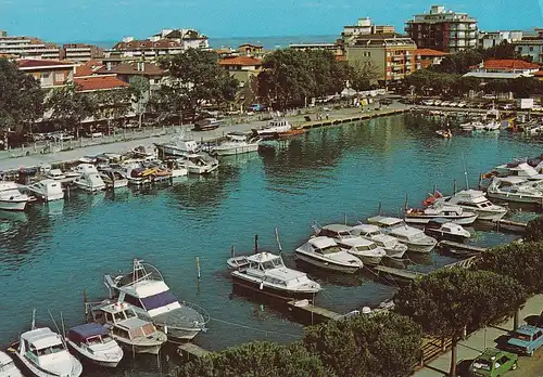 333 - Italien - Lignano Sabbiadoro , La Dersena , Hafen , Boot - gelaufen 1994
