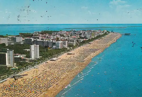 343 - Italien - Lignano Sabbiadoro , Panorama - gelaufen 1985