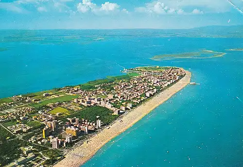348 - Italien - Lignano Sabbiadoro , Panorama - gelaufen 1982