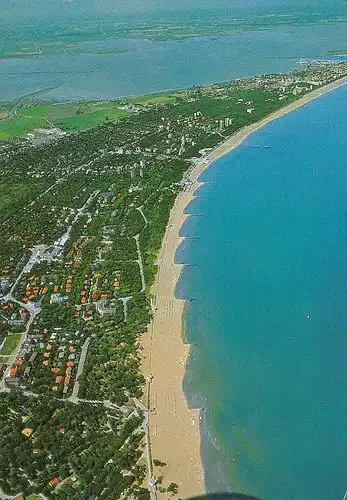 360 - Italien - Lignano Sabbiadoro , Aufnahme aus der Luft - gelaufen 1993